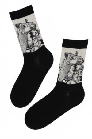 Eduard Wiiralt Berber Girl art socks by Museumist